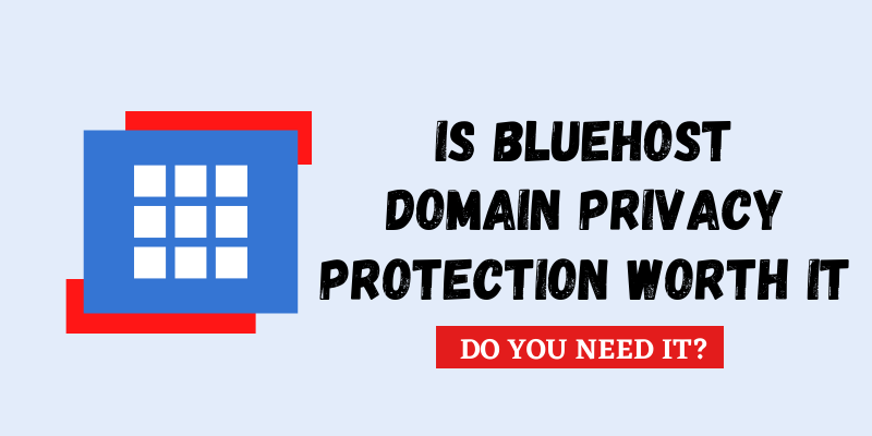 Is Bluehost domain privacy protection worth it