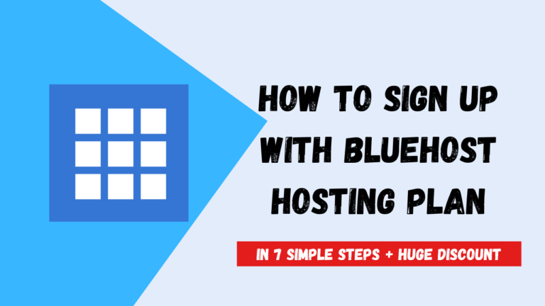 How To Sign Up With Bluehost Hosting in 2024 [+70% Discount]