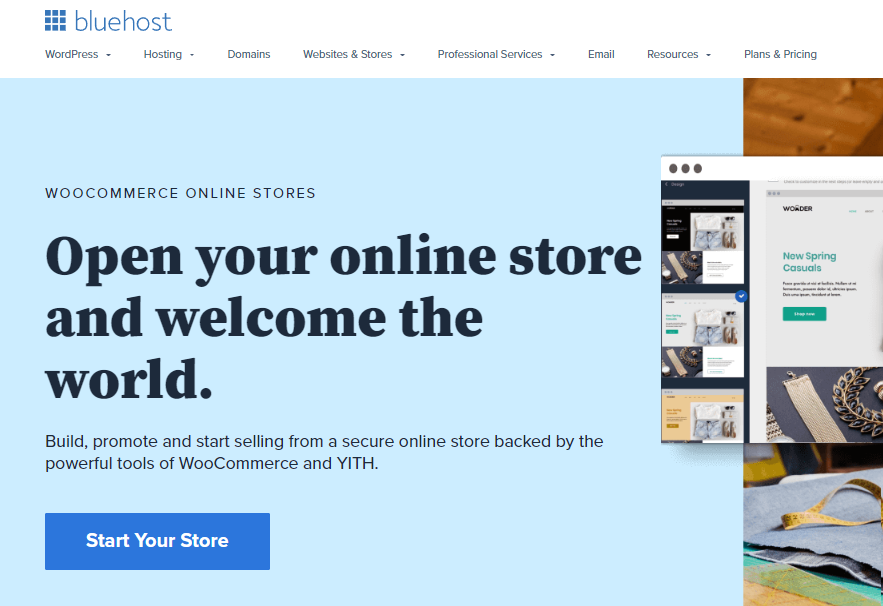 ecommerce website with wordpress