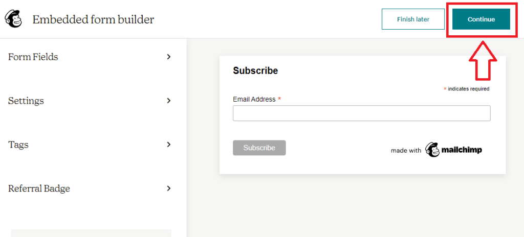 Add Email Subscriber Box in GeneratePress