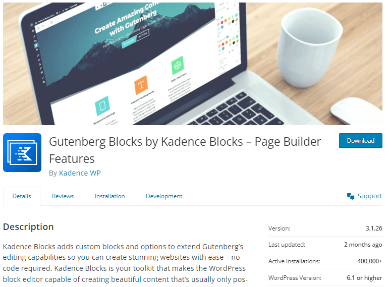 Kadence blocks review