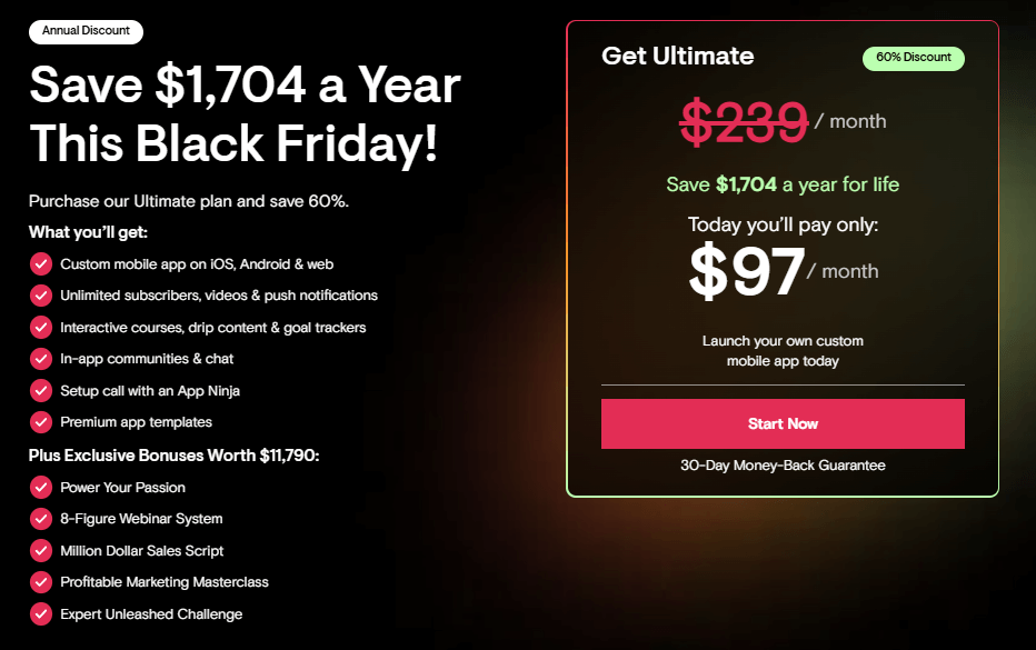Passion.io black friday deal