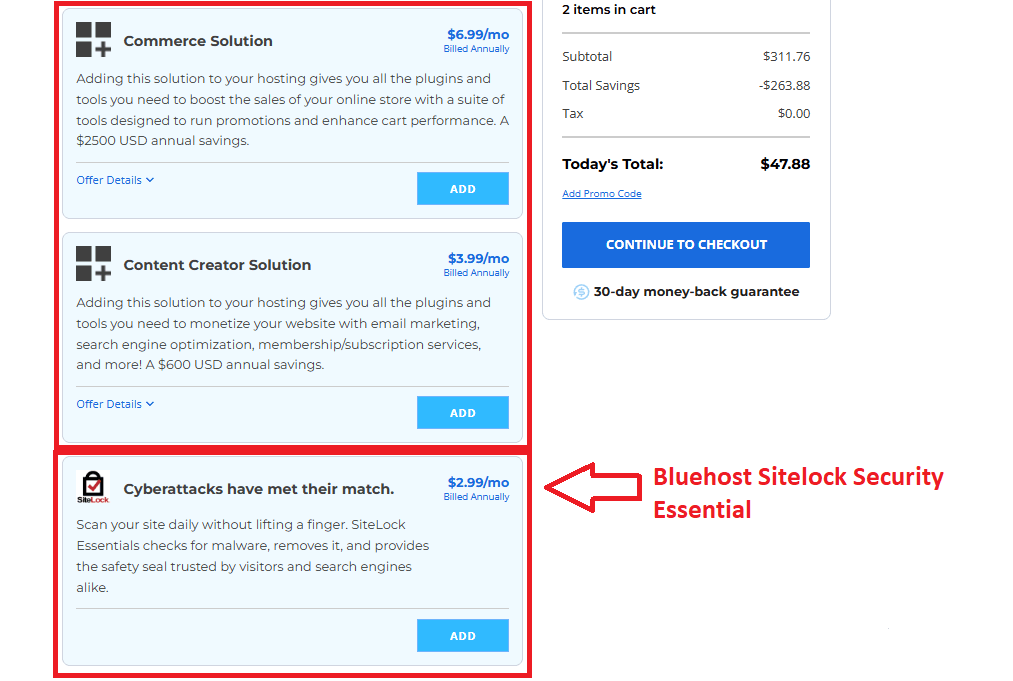 Bluehost Free Trial 2025: Is There Any Hosting Free Trial? 9 bluehost sitelock security essential