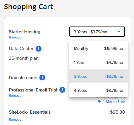 Bluehost free domain