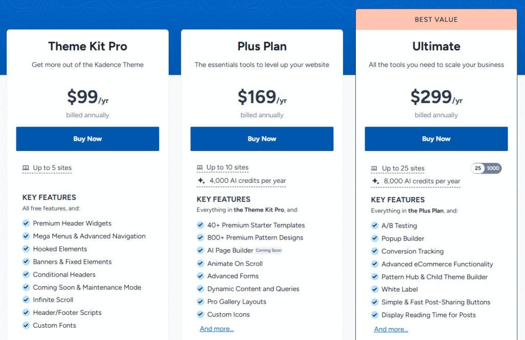 15+ Best Kadence Theme Examples | (Real Websites in 2026) 16 Kadence website examples pricing