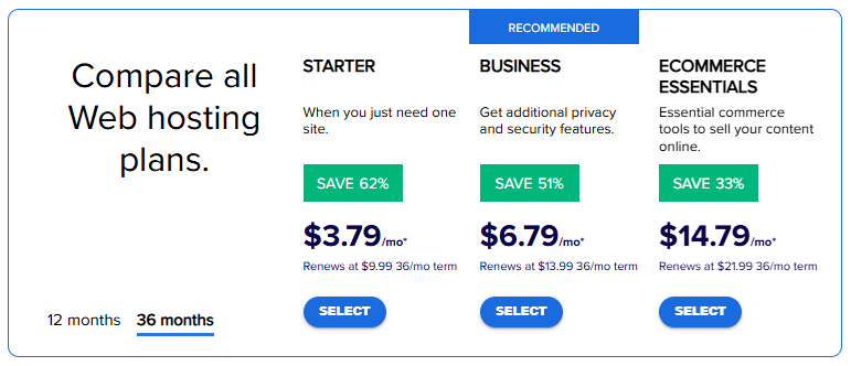 which bluehost plan is best